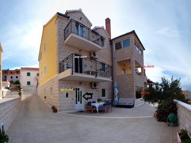 Apartmány Janez - Postira-Brač AP David (4+1)