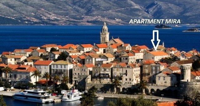 Apartmán Mira - Korcula (2+1)