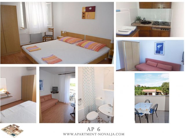 Apartmani Tomislav - Novalja AP6 (2+2)